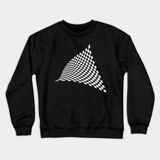 wavy chessboard Crewneck Sweatshirt